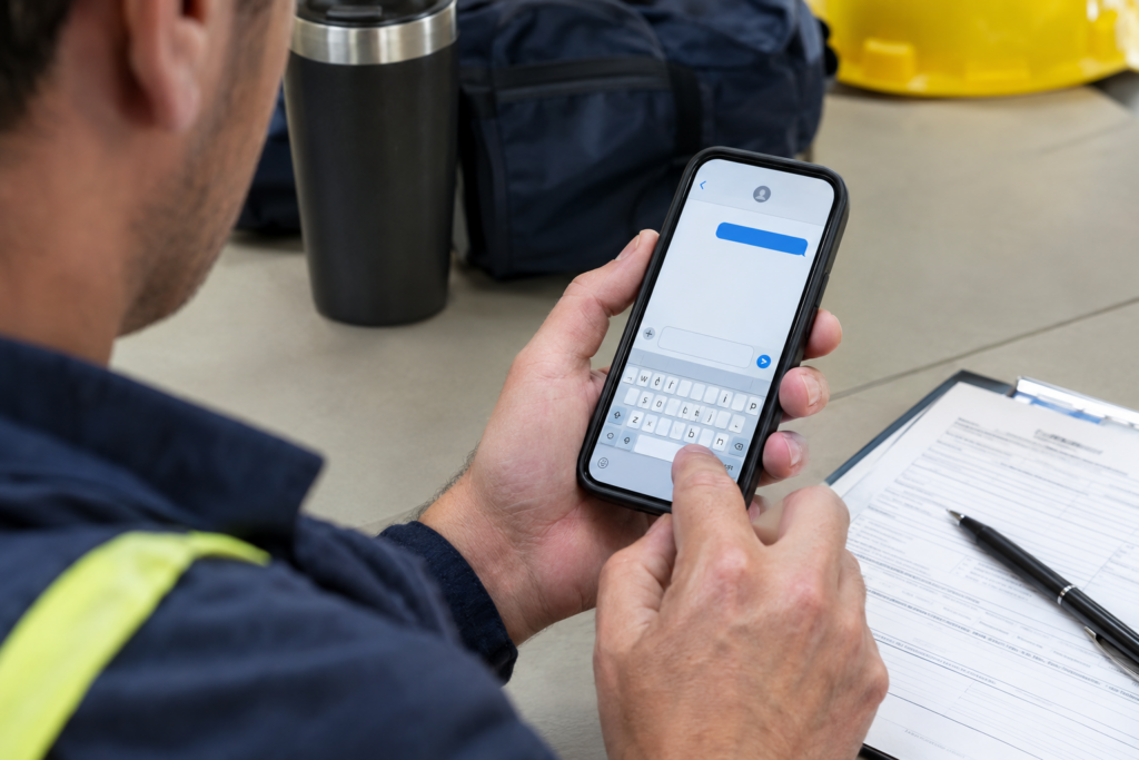 Injured employee documenting a North Carolina workplace injury in writing